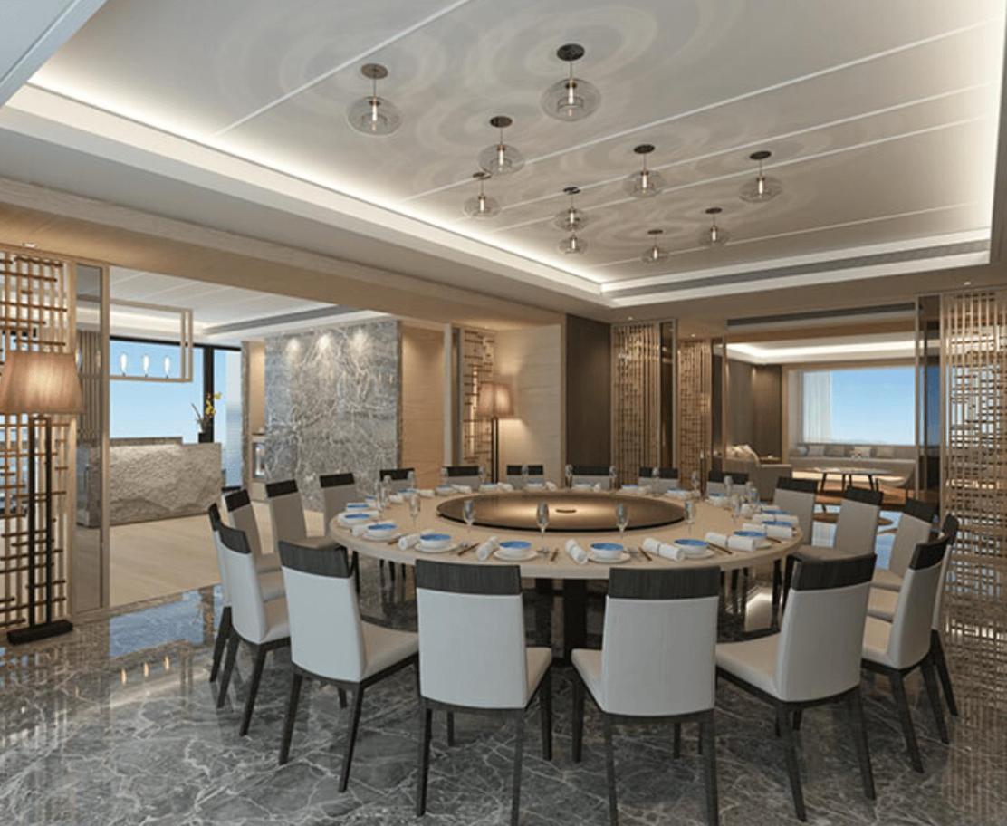 Cuncyue Hot Spring Resort Лодун Номер фото The Chinese restaurant